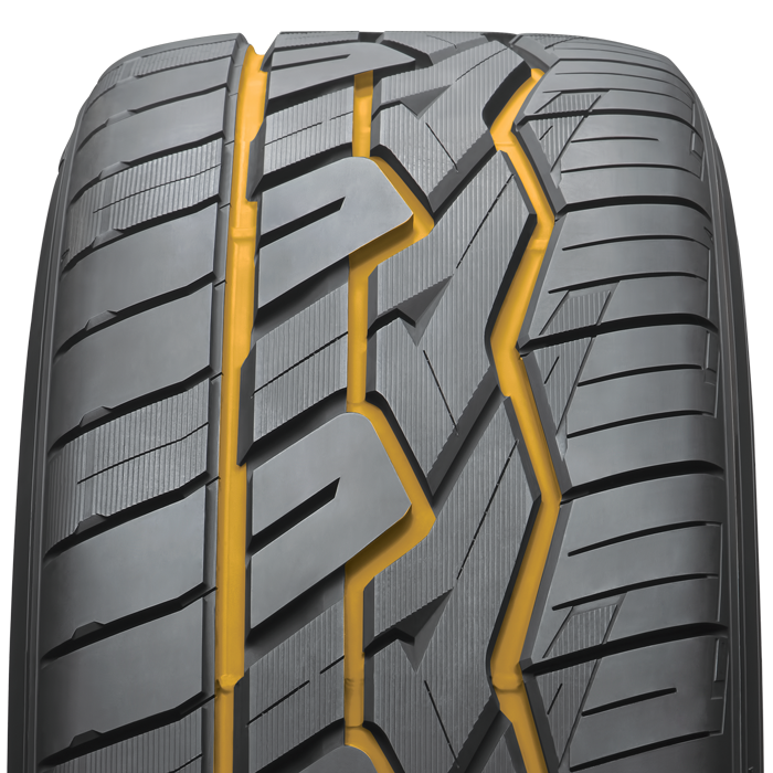 Grooves on Nito's CUV and SUV performance tire