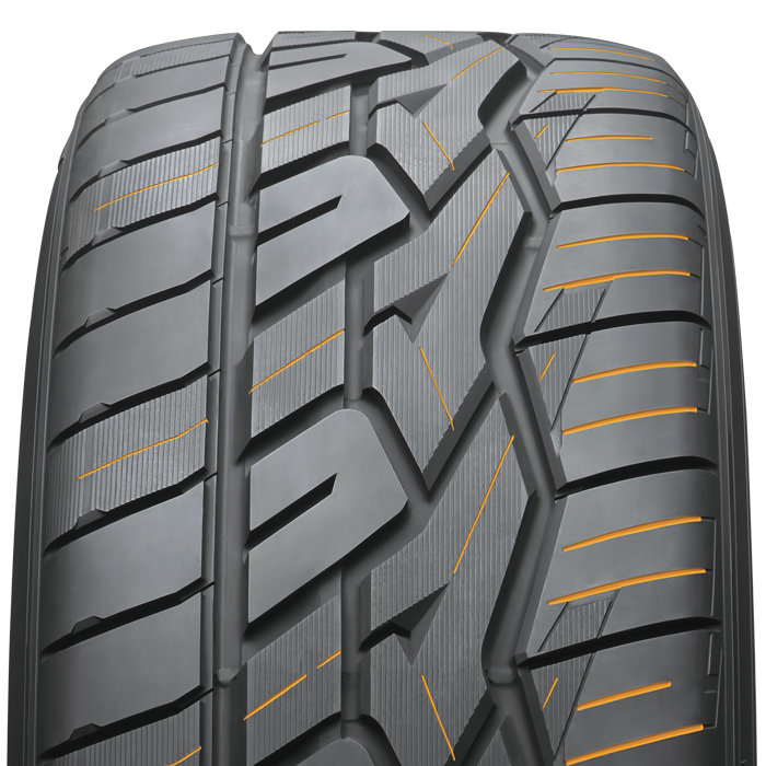 sipes on Nitto's CUV and SUV performance tire