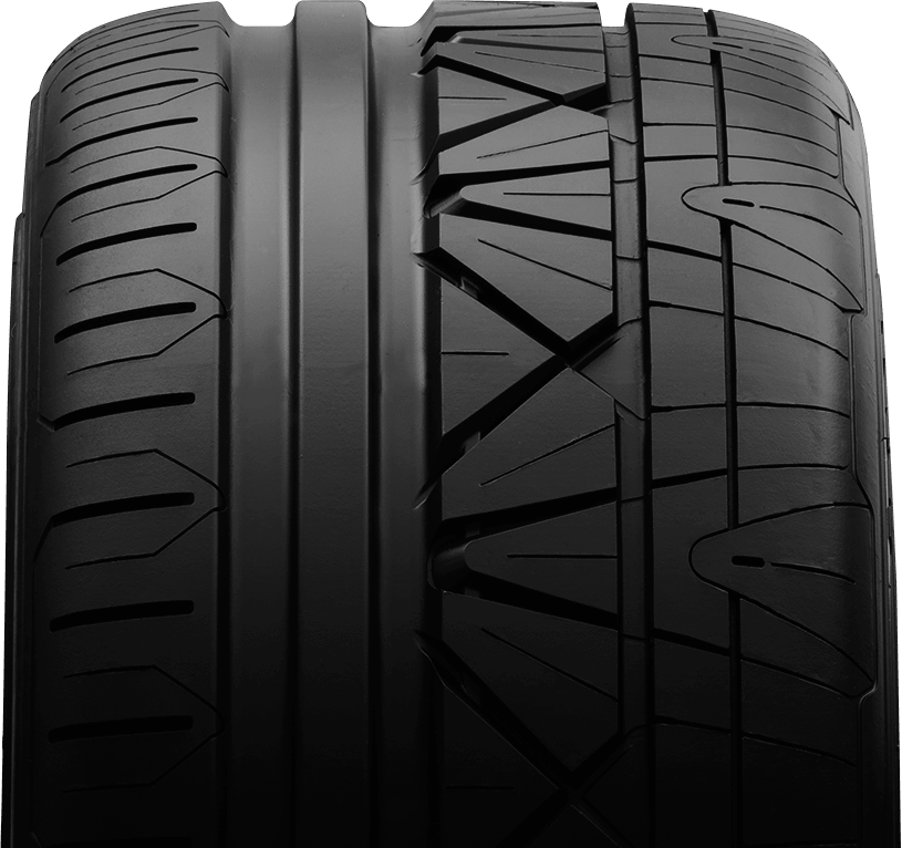 Nitto's luxury performance tire has an asymmetrical tread pattern